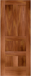 Flat  Panel   Quincy  Spanish  Cedar  Doors